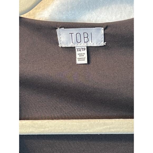 Tobi Romper Womens XS Black Wrap Long Sleeve Boho Festival Flowy Bell Sleeves - Picture 5 of 13